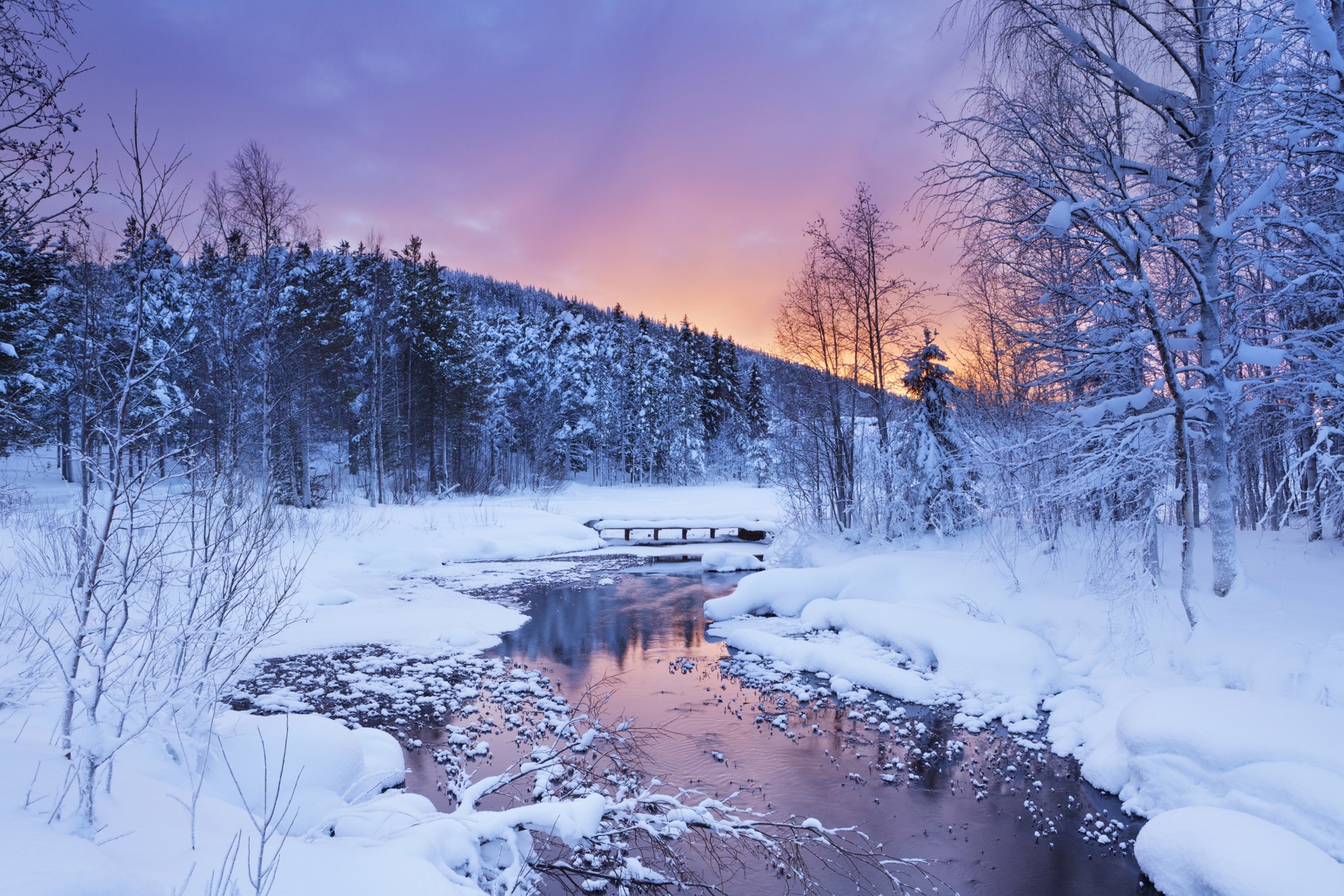 Finland_ Levi in Finnish Lapland at sunrise