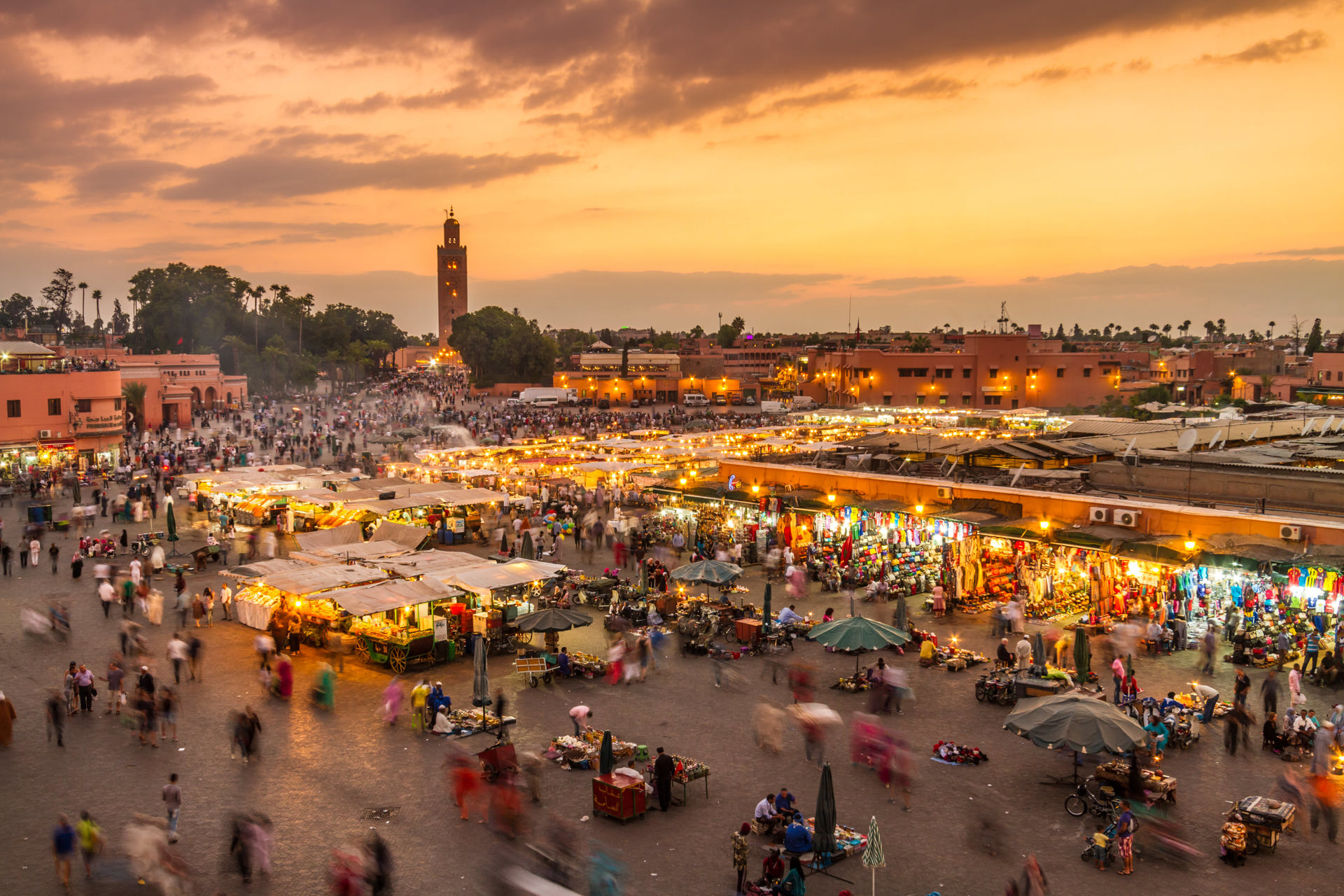 morocco marrakesh Jemaa el-Fnaa