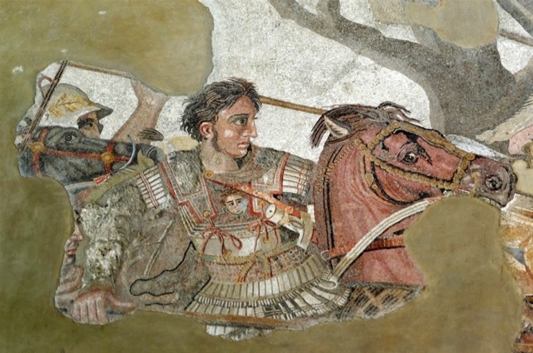 Το ψηφιδωτό του Μεγάλου Αλεξάνδρου, Νάπολη