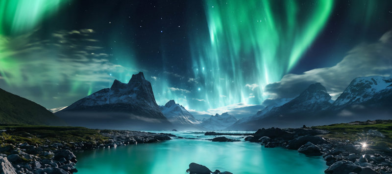 Βόρειο Σέλας στο Εθνικό Πάρκο Σκάφταφελ 