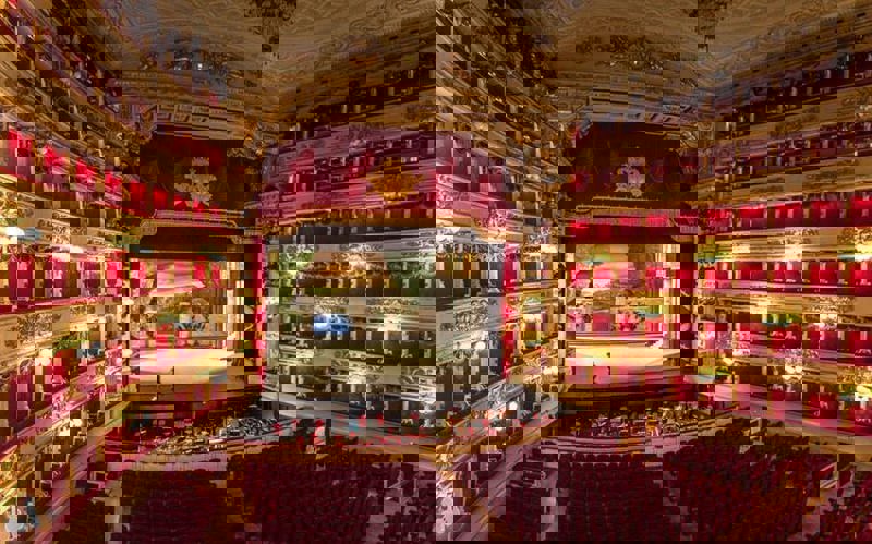 Η διάσημη Σκάλα του Μιλάνου, Ιταλία