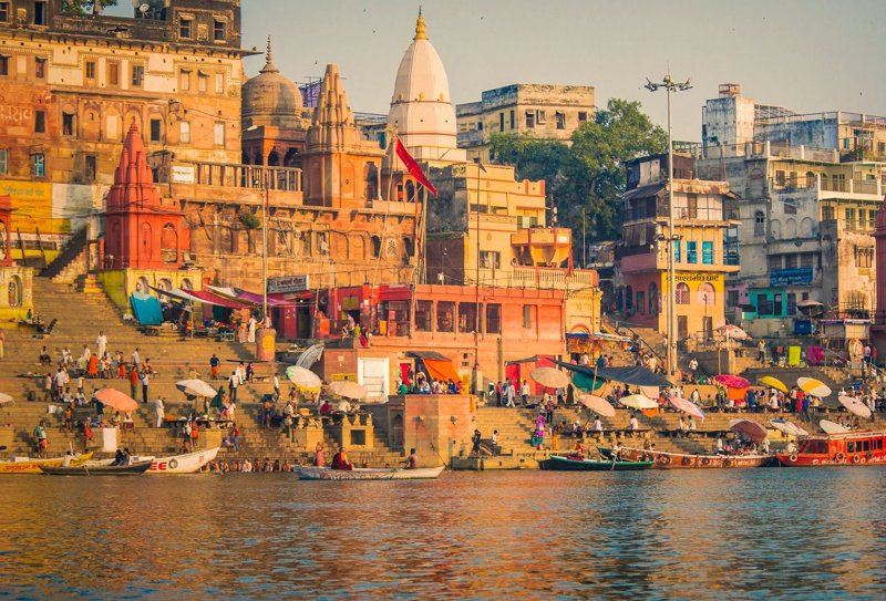 Ινδία -  Χρυσό Τρίγωνο, με Βαρανάσι, Κατζουράχο και εθνικό πάρκο Πάννα