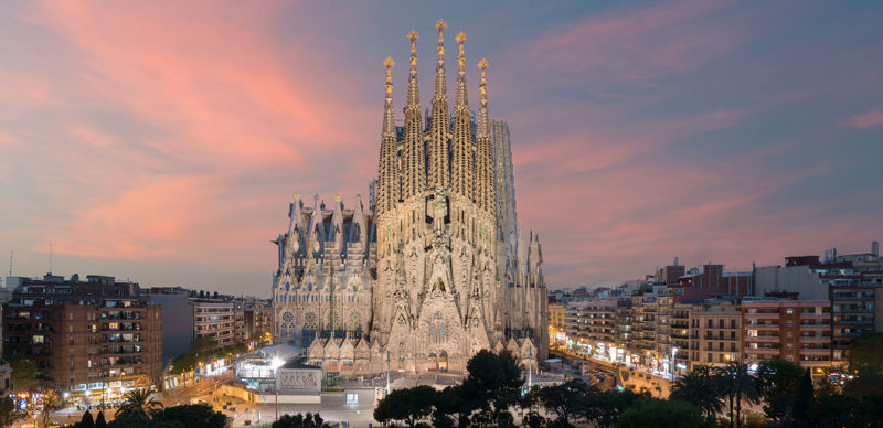 Η διάσημη Sagrada Familia, Βαρκελώνη