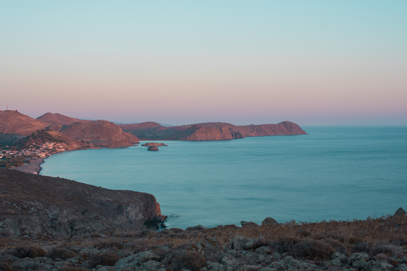 Η φημισμένη παραλία της Σκάλας Ερεσού