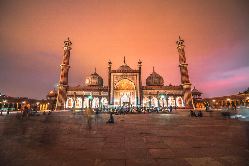 Το Μεγάλο Τζαμί, Παλαιό Δελχί