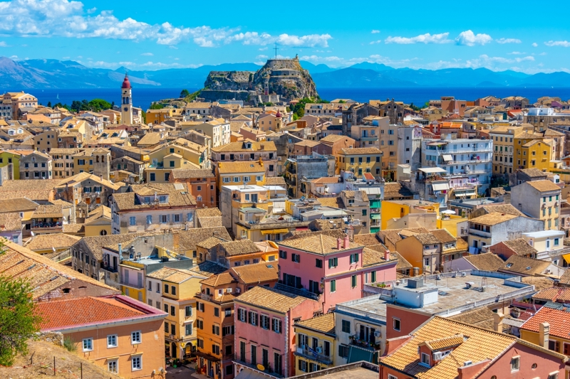 Η γραφική Κέρκυρα από ψηλά