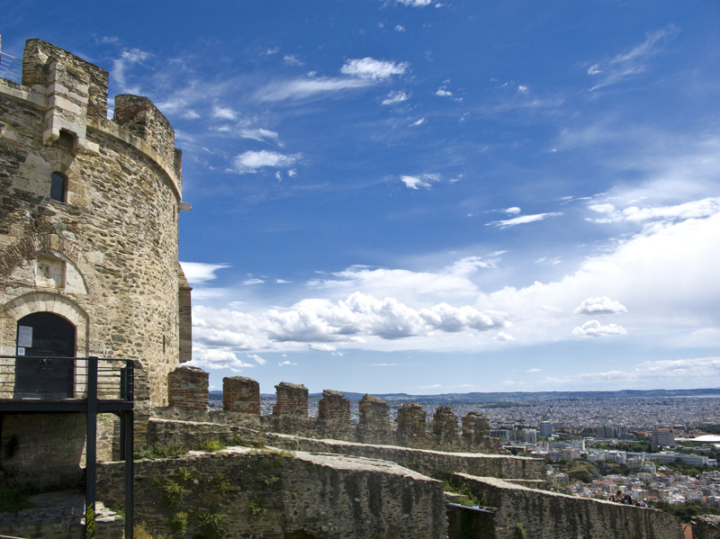 Τα εντυπωσιακά τείχη της Θεσσαλονίκης