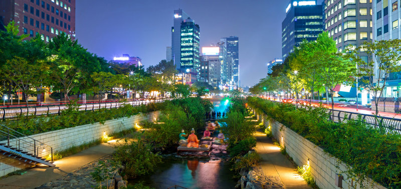 Το πάρκο Τσεονγκγιετσεόν