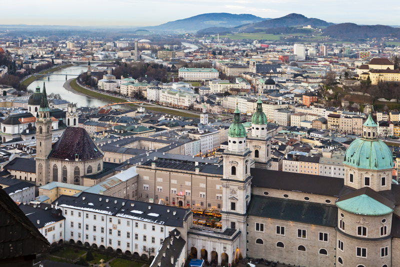 Το ιστορικό κέντρο του Σάλτσμπουργκ