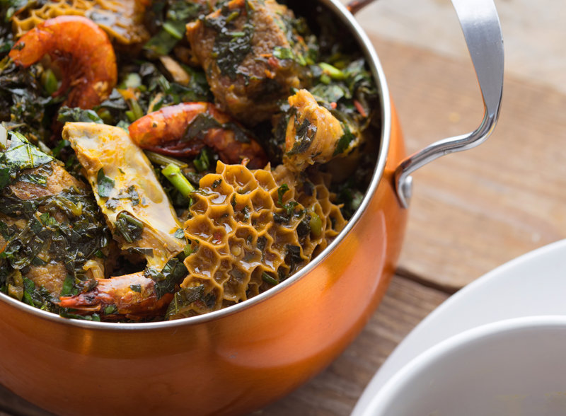 Συνταγή με καμερουνέζικες γαρίδες  