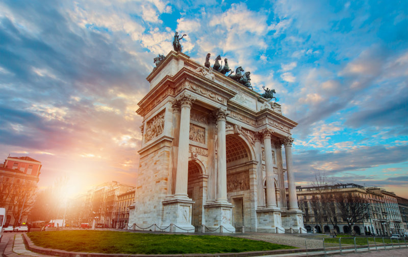 Αψίδα της Ειρήνης, Μιλάνο