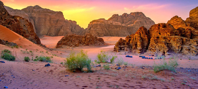 Προαιρετική πτήση με αερόστατο - Πεζοπορία στο Jabal Al Hash – Jeep Tour στην Ουάντι Ραμ