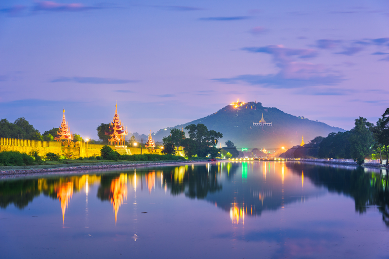H θέα από το Mandalay Hill