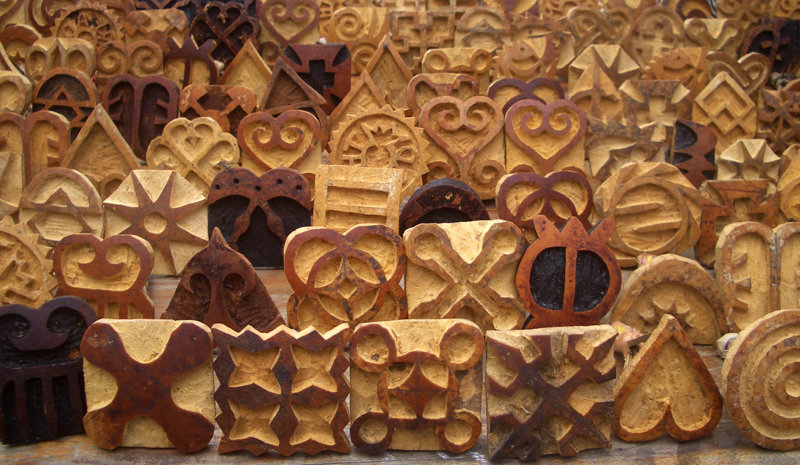 Σκαλιστές στάμπες της φυλής Ασάντι