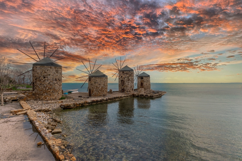 Οι διάσημοι Μύλοι της Χίου