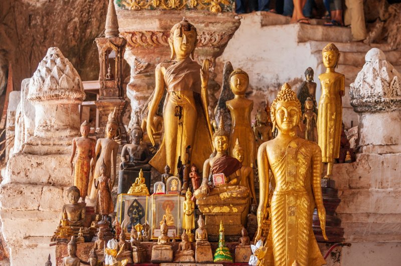 Σπήλαιο Πακ Ου, Μεκόνγκ, Λάος