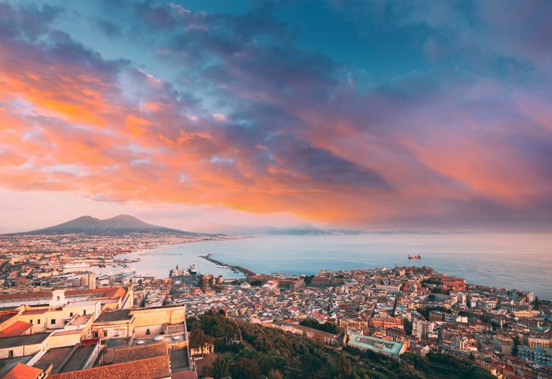 Ηλιοβασίλεμα στον Κόλπο της Νάπολης