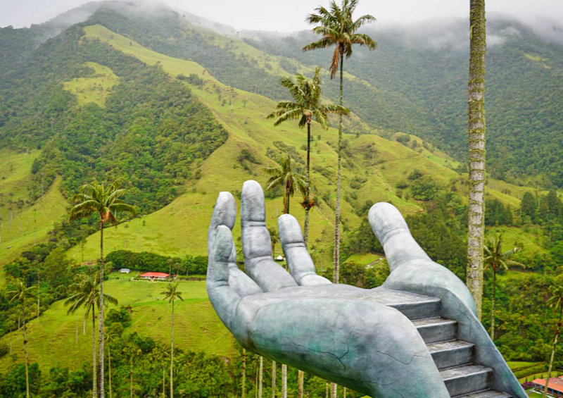 Η κοιλάδα Cocora με τους πανύψηλους φοίνικες