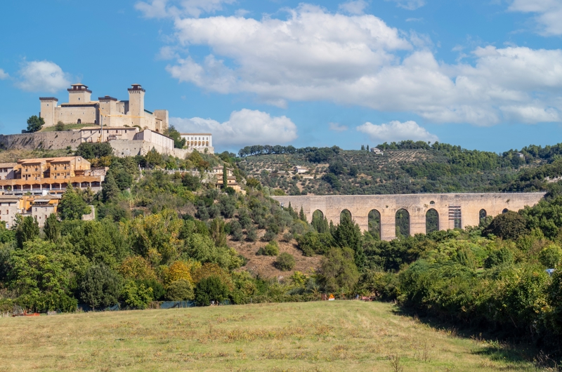 Το επιβλητικό Κάστρο Ρόκα στο Σπολέτο