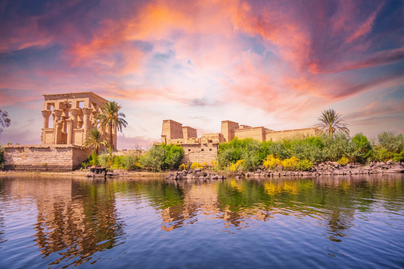 Ναός Ίσιδος, Νησί Φίλαι