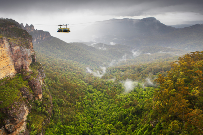 Scenic Skyway στα Μπλε Βουνά, Αυστραλία