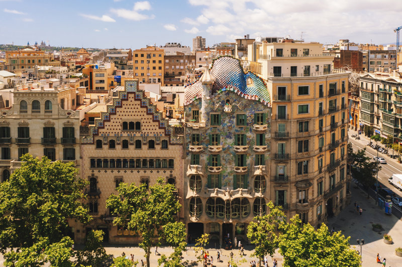 Casa Batlló και Casa Milà του Αντόνι Γκαουντί, Βαρκελώνη