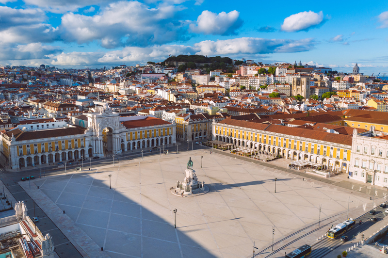 Η μεγαλοπρεπής Praça do Comércio