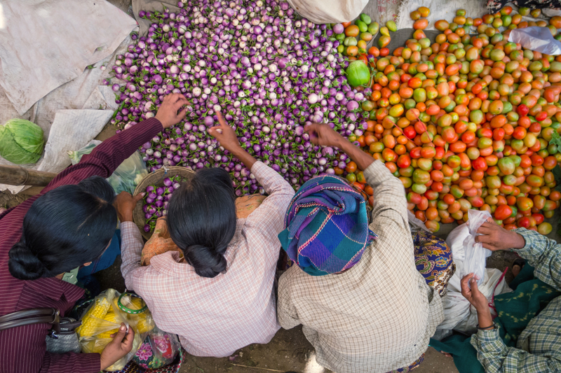 Η αγορά του Nyaung Oo