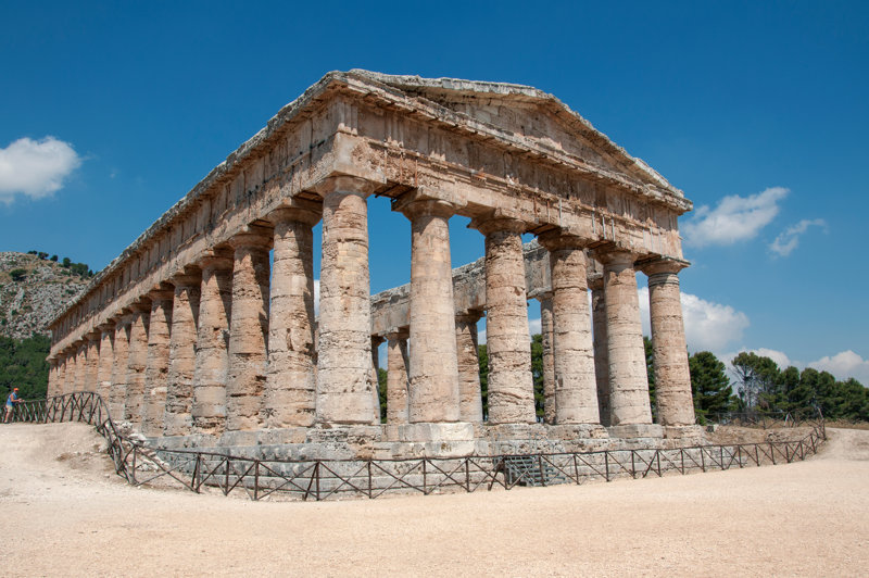 Ο δωρικός ναός στη Σεγέστη