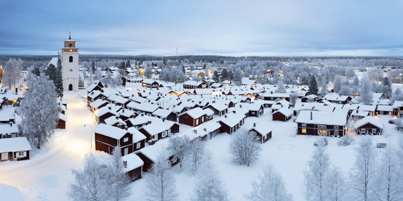 Η πόλη του Λούλεο από ψηλά
