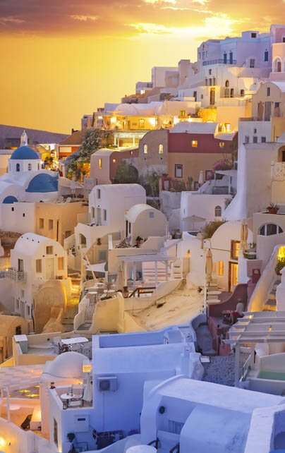 Θα θαυμάσουμε το διεθνώς φημισμένο ηλιοβασίλεμα στην Οία