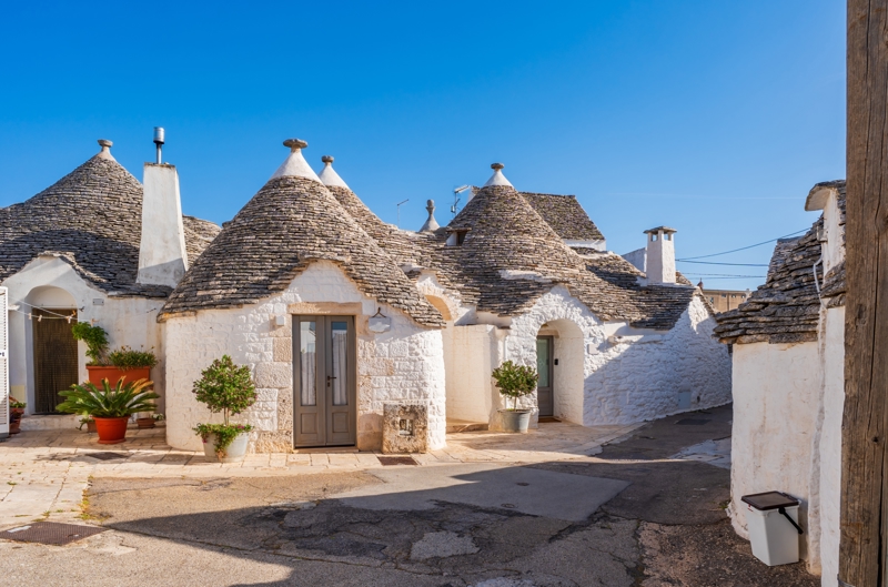 Οι κατοικίες Trulli στο Αλμπερομπέλο
