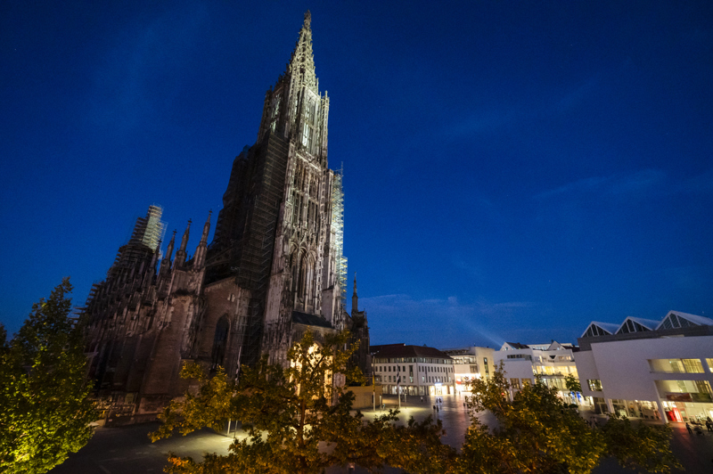 Ο Καθεδρικός ναός στην πόλη Ουλμ