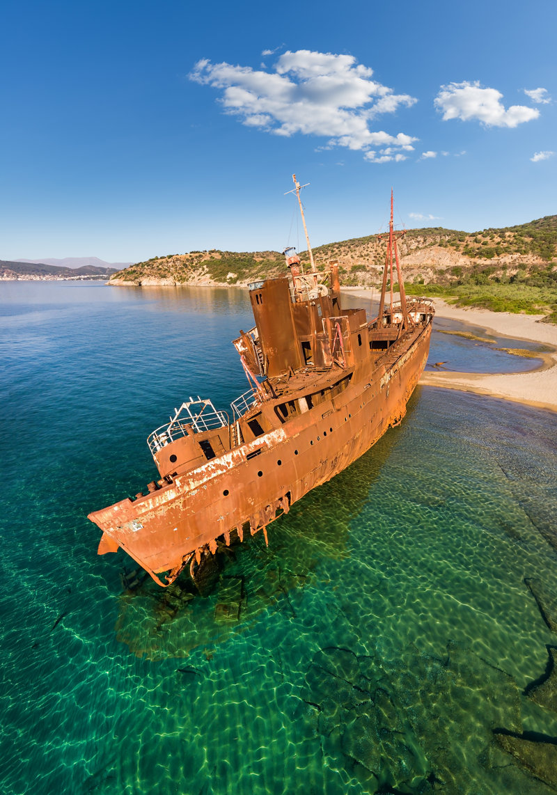 Τo ναυάγιο «Δημήτριος» στη Σελινίτσα