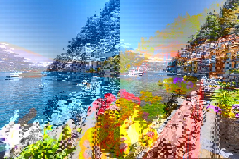 Η διάσημη λίμνη Κόμο