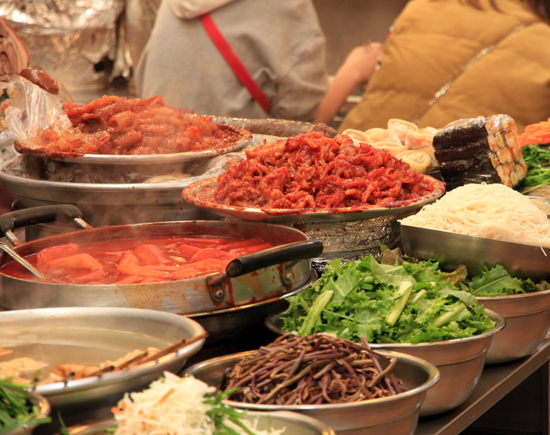 Η πολύχρωμη αγορά Gwangjang