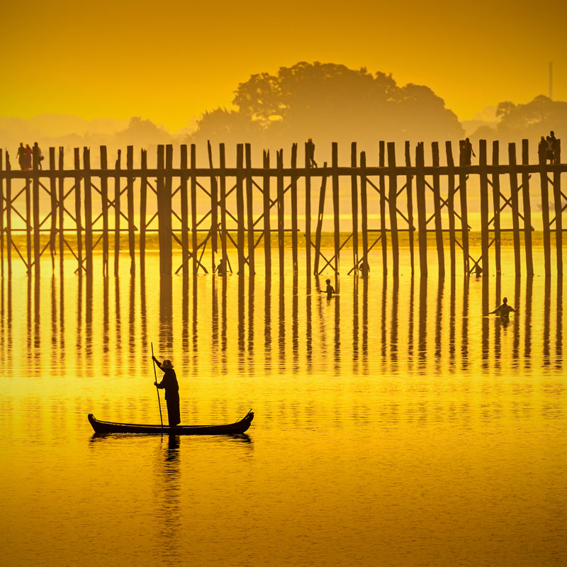 Η γέφυρα U Bein στη Αραμαπούρα