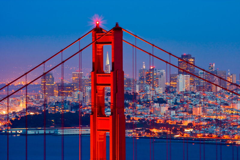 Η περίφημη Golden Gate, Σαν Φρανσίσκο