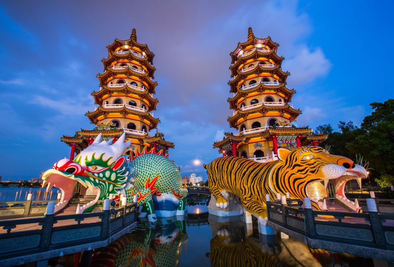 Οι παγόδες του Δράκου και της Τίγρης