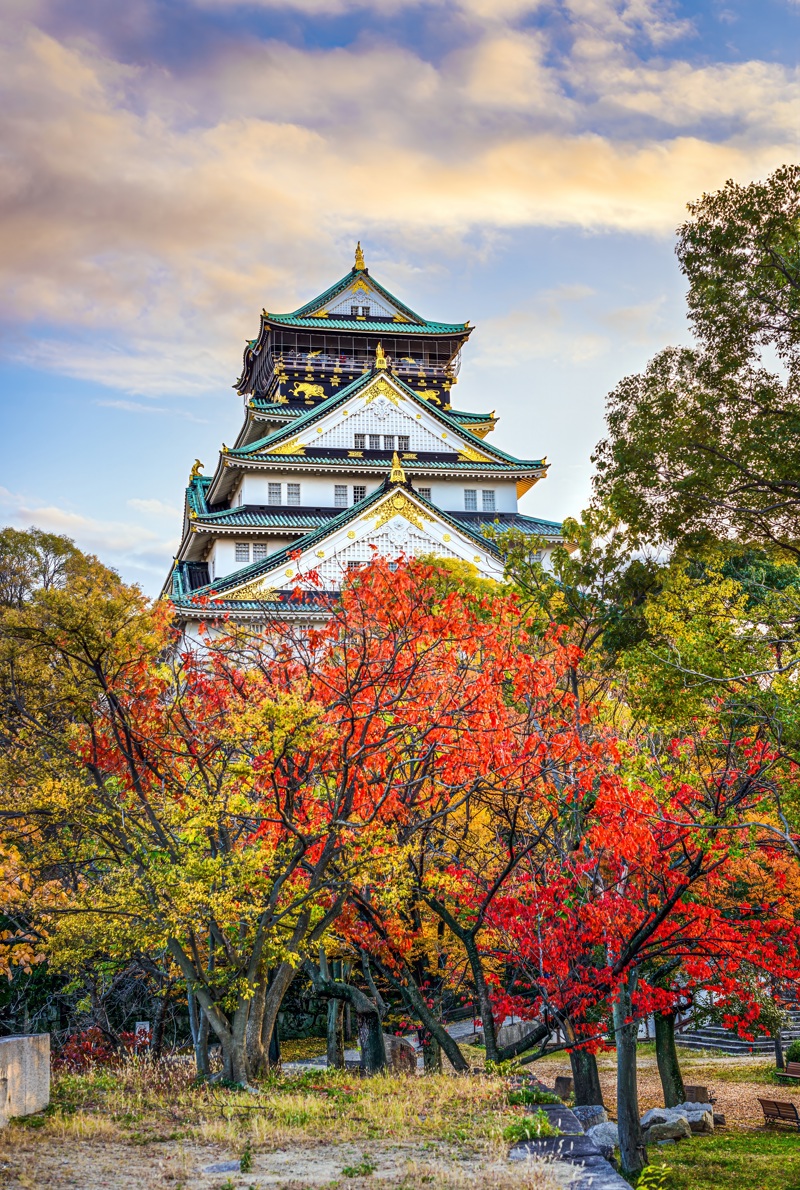 To περίφημο Κάστρο της Οσάκα 