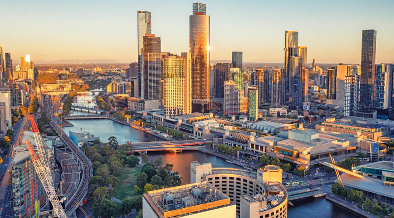Η Μελβούρνη από ψηλά