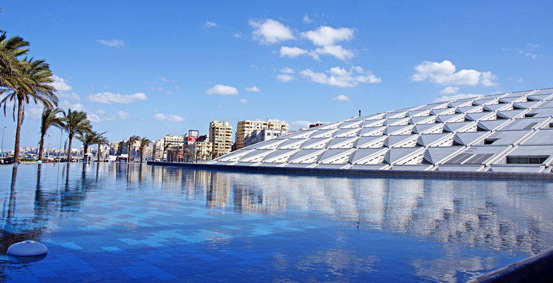 Η σύγχρονη Βιβλιοθήκη της Αλεξάνδρειας
