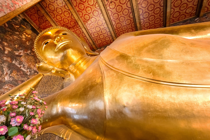Το άγαλμα του Βούδα στον Ναό Βατ Πο, Μπανγκόκ