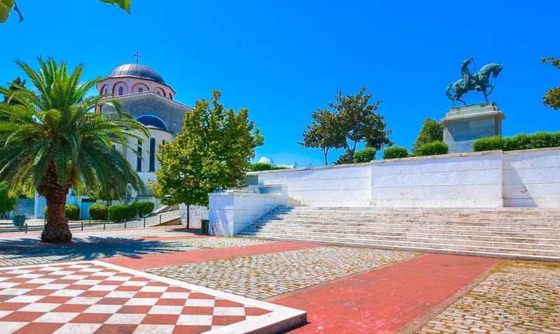 Πλατεία παλιάς πόλης Καβάλας