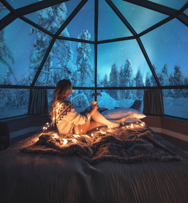Διαμονή στον Αρκτικό Κύκλο σε γυάλινα ιγκλού! 