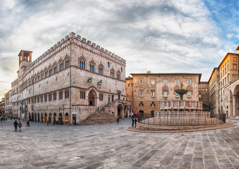 Κεντρική πλατεία της Περούτζια