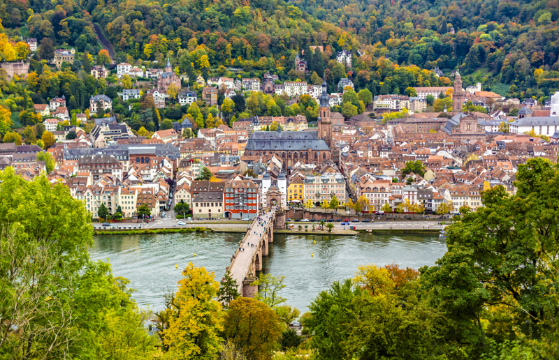 Χαϊδελβέργη (περιήγηση)  – Ρότενμπουργκ ομπ ντερ Τάουμπερ – Χαϊδελβέργη