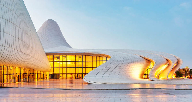 Κέντρο Χεϊντάρ Αλίγιεφ, Μπακού, Αζερμπαϊτζάν 