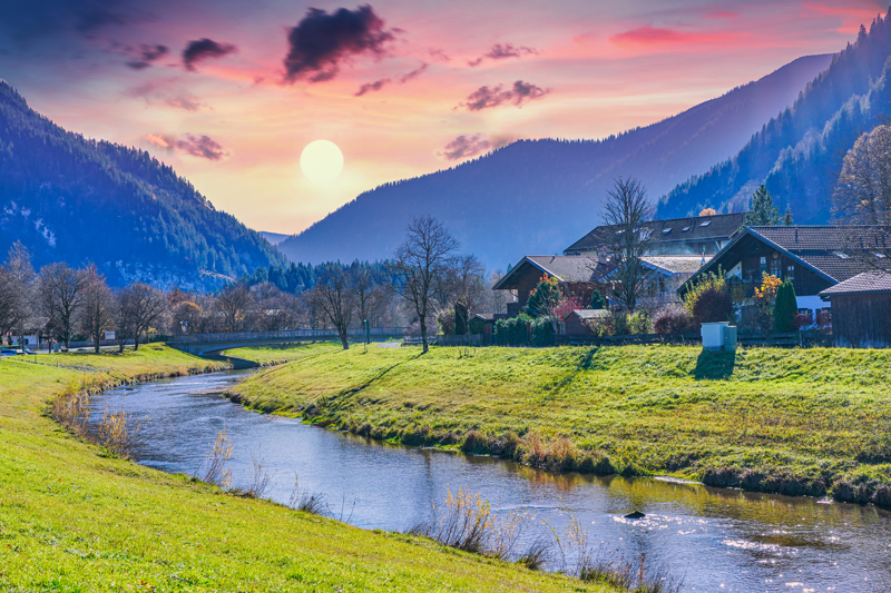 Όμπεραμεργκαου, Βαυαρικές Άλπεις