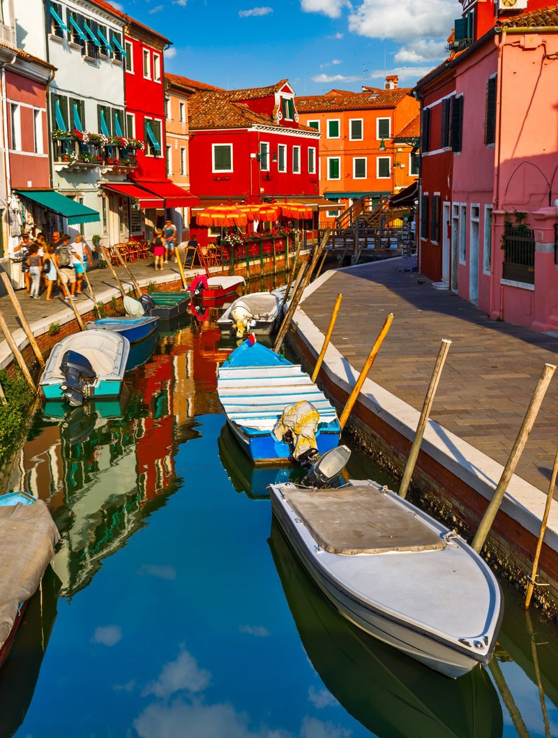 Επίσκεψη στα νησάκια Μουράνο και Μπουράνο